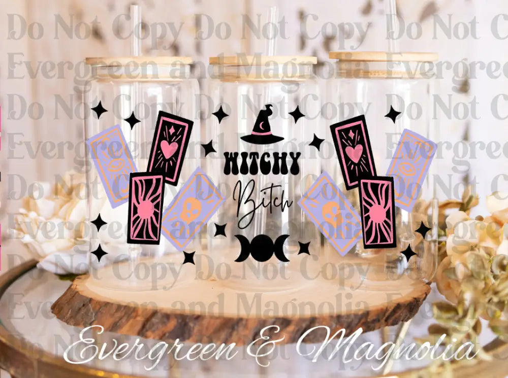 WitchyBitch (2) UV DTF print