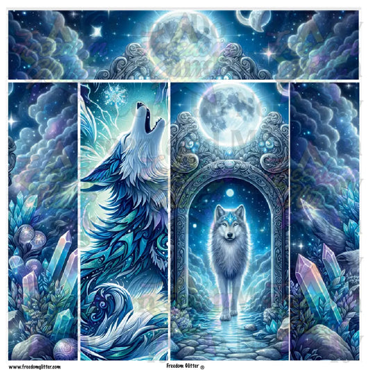 Mixed Image Sheet - Wolf 1 (Printed Vinyl)