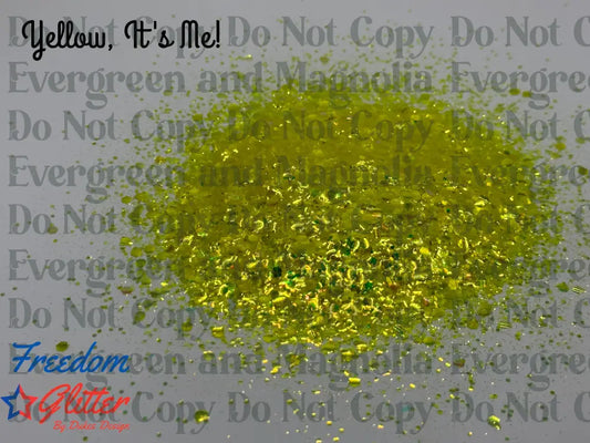 Yellow, It's Me!  (High Sparkle Iridescent Glitter)