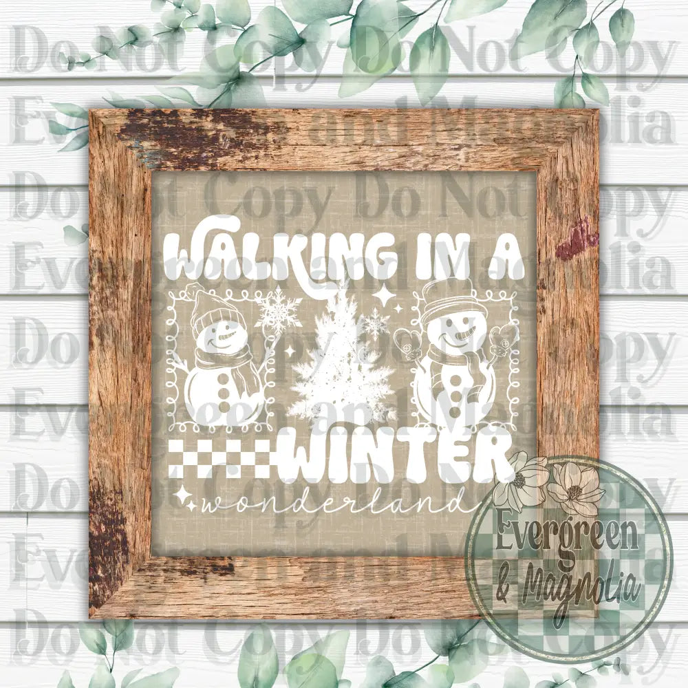 Walking In A Winter Wonderland (White)