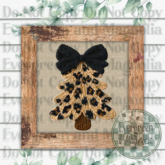 Knit Leopard Tree