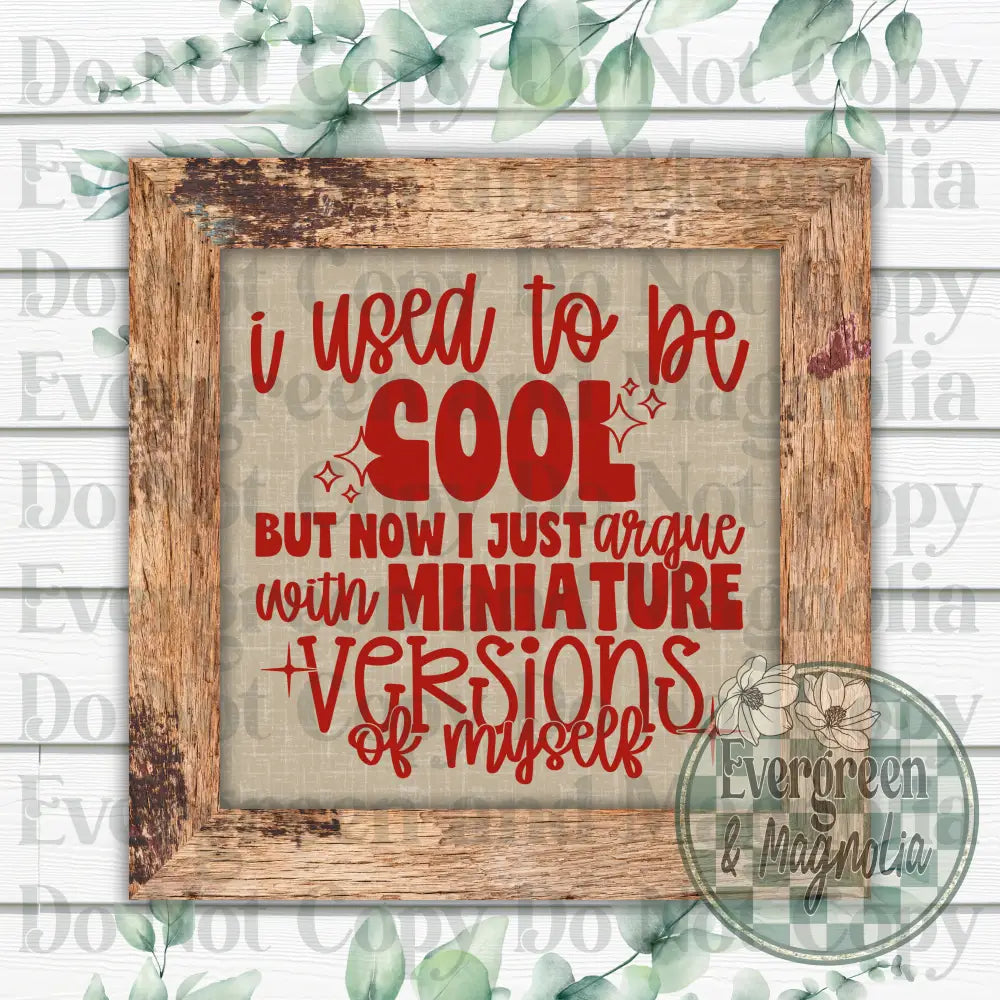 I used to be cool (red)