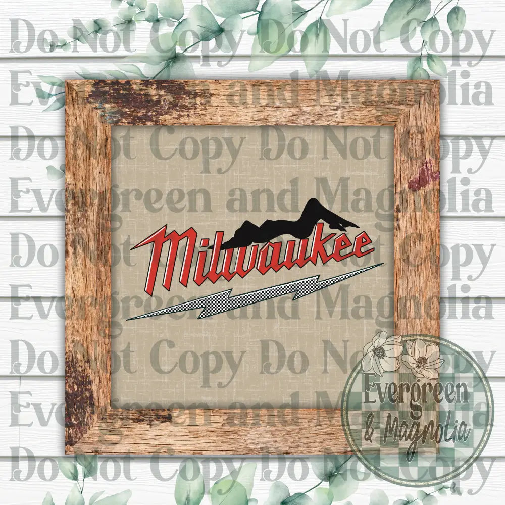 Milwaukee Pinup Decal