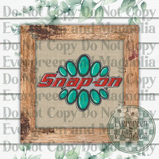 Snap Turquoise Decal