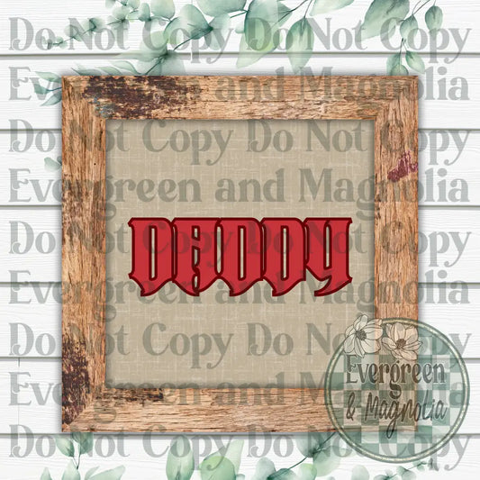 Daddy Decal