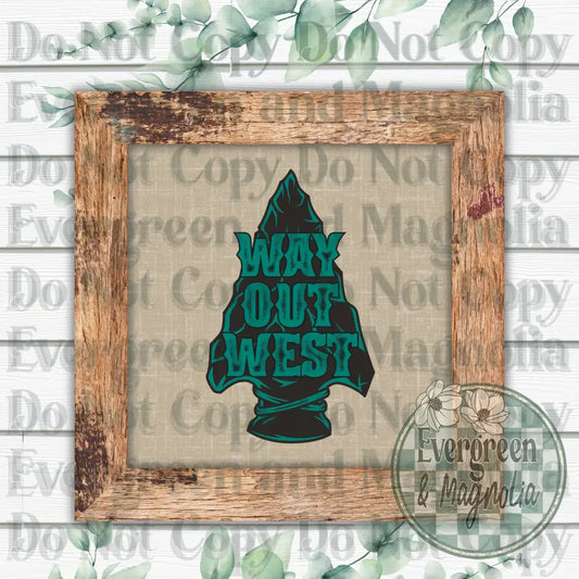 Way Out West Decal