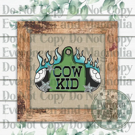 Cow Kid Decal