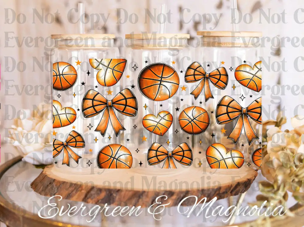 basketball_coquette_ UV DTF print