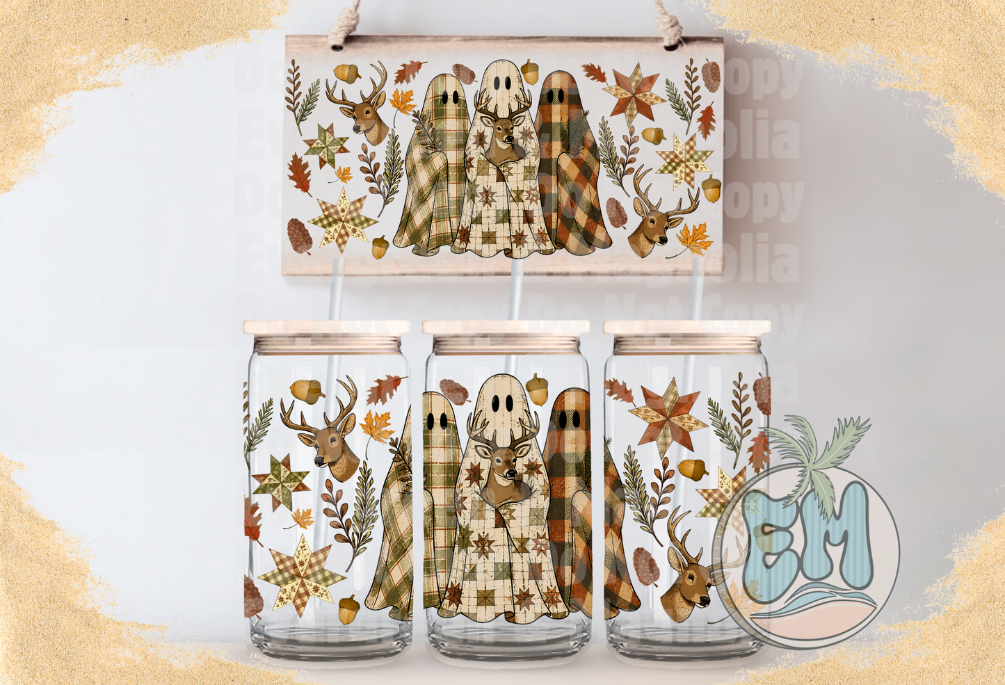 Quilted buck ghosts