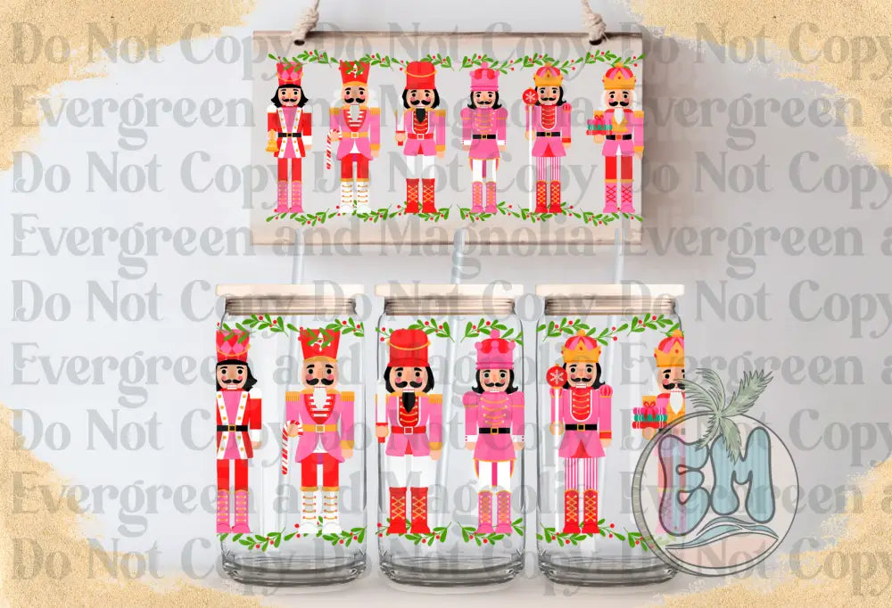 Pink nutcrackers
