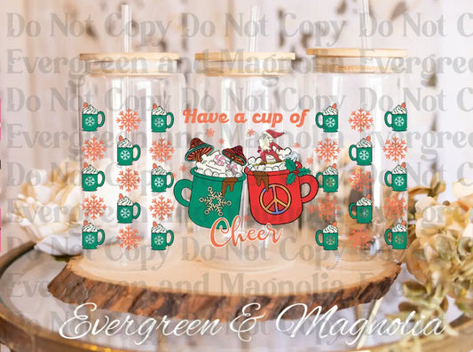 Cup of Cheer green & Red