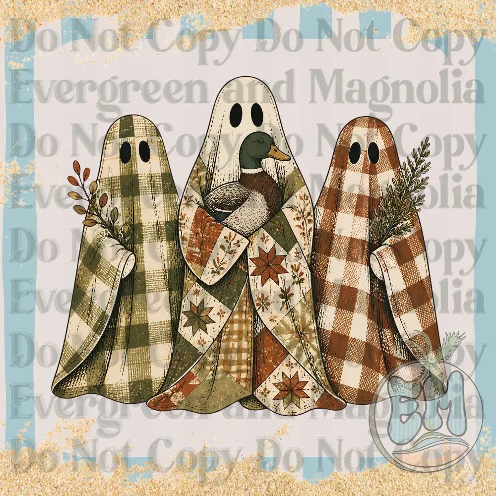 Quilted duck ghosties