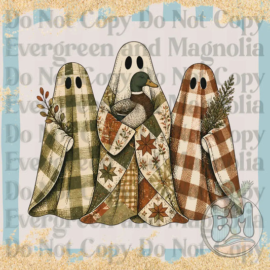 Quilted duck ghosties