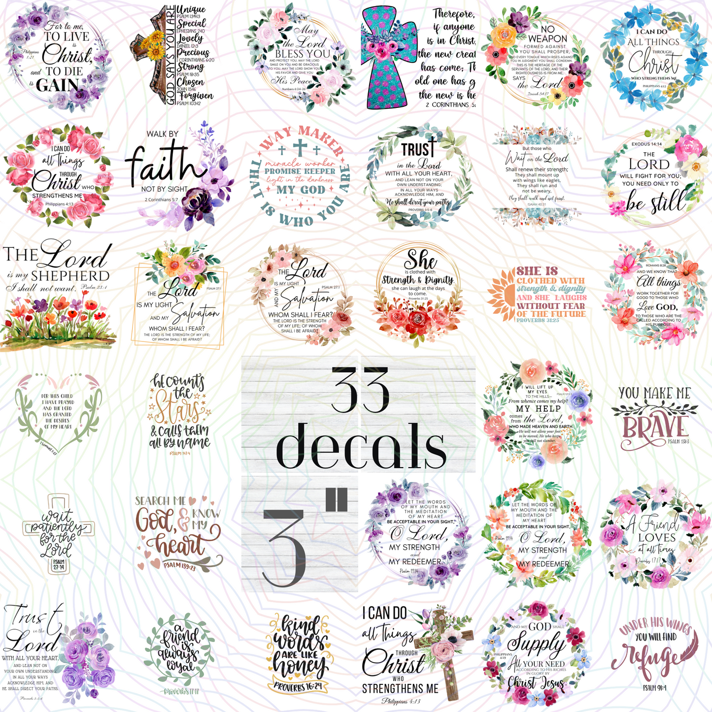 Faith Decal Bundle 8