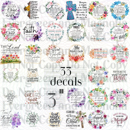 Faith Decal Bundle 8