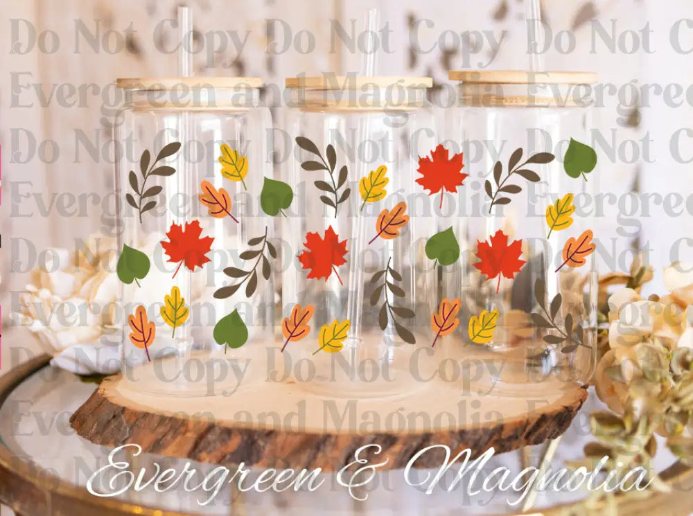 falllleaves UV DTF print