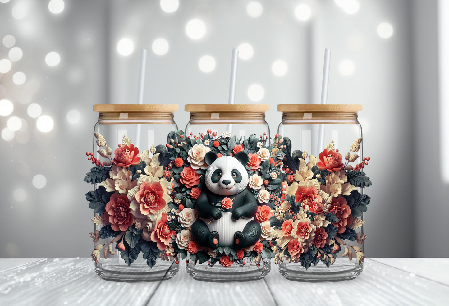 Floral Panda