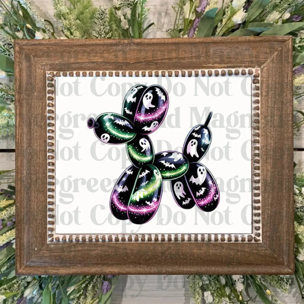 ghost balloon dog1 Decal