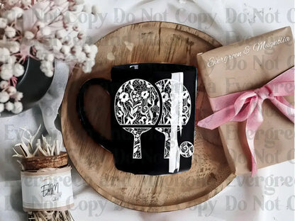 MIx Design Lace (26 Designs to Choose From) 3 inch / Lace Pickleball paddles Decal