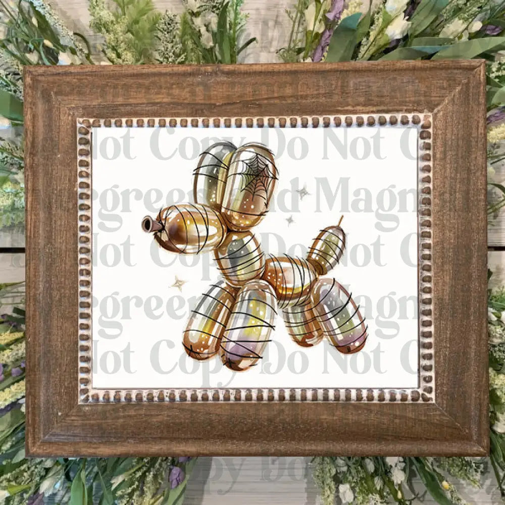 mummy balloon dog1 Decal