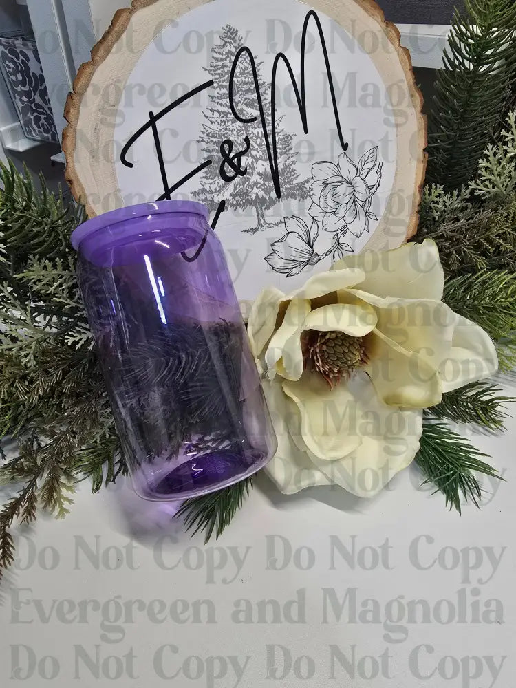 Create your own cup! 10oz Acrylic PURPLE Jelly (Kids cup)