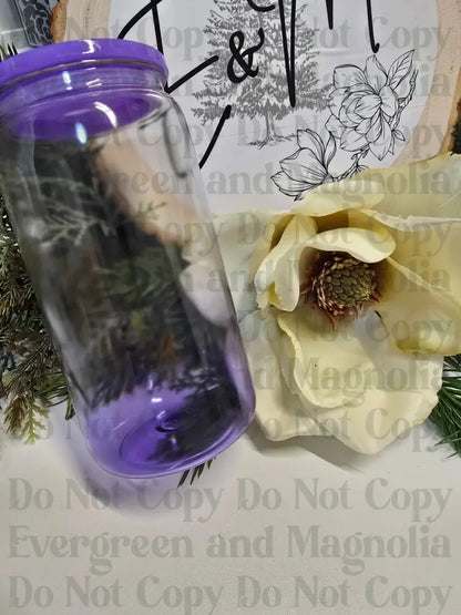 Create your own cup! 16oz Ombre Purple acrylic