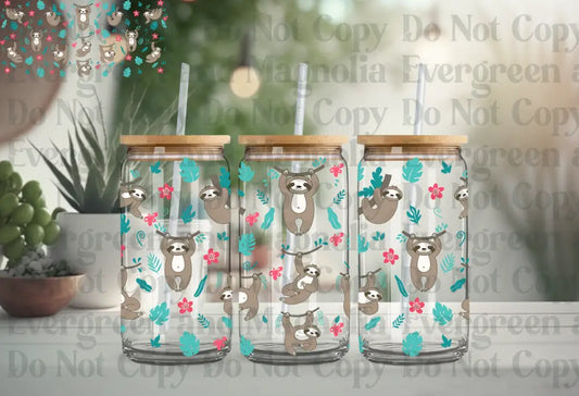 Sloth & Flowers