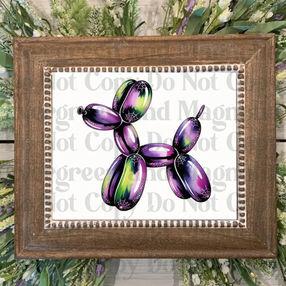 spider balloon dog2 Decal