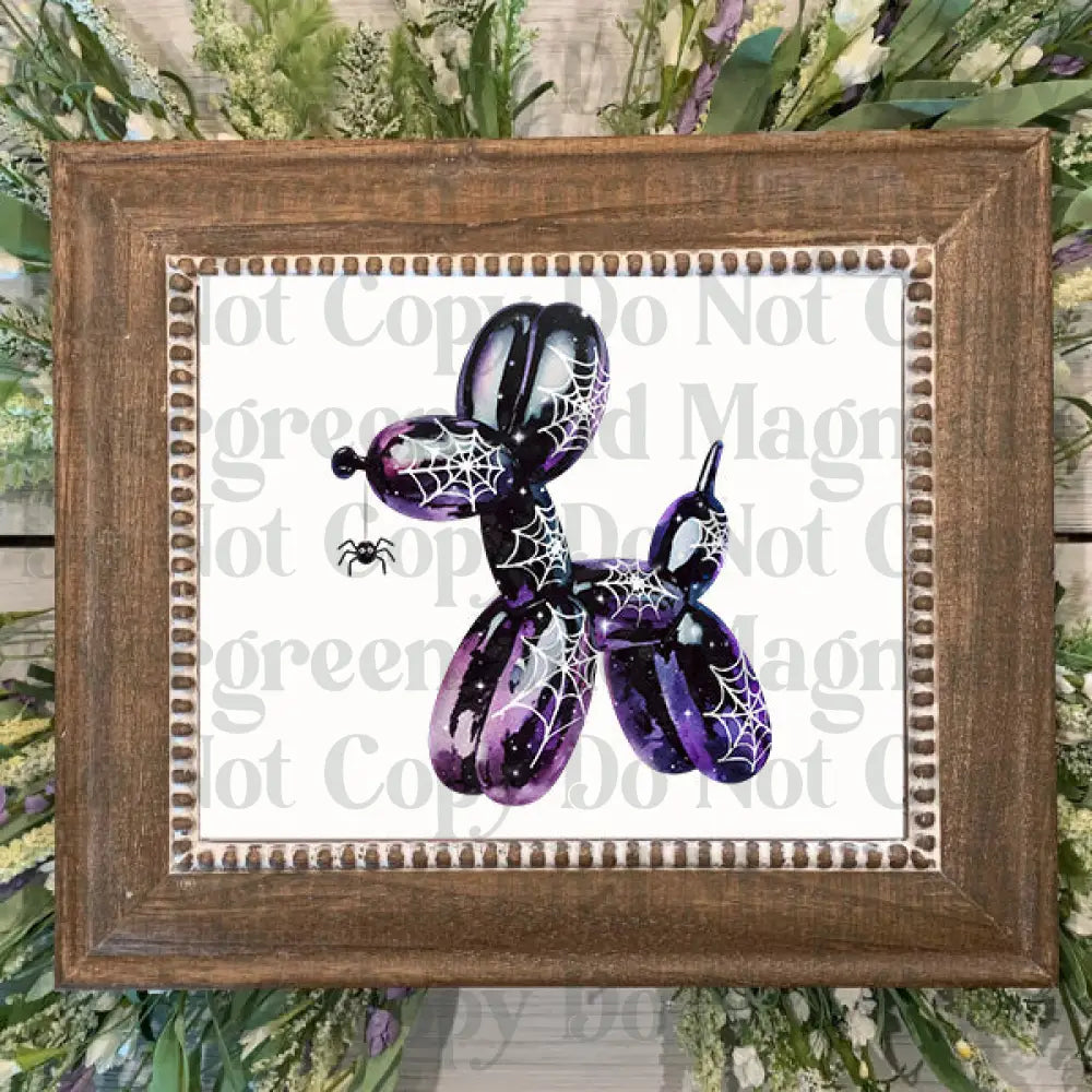 spider balloon dog6 Decal