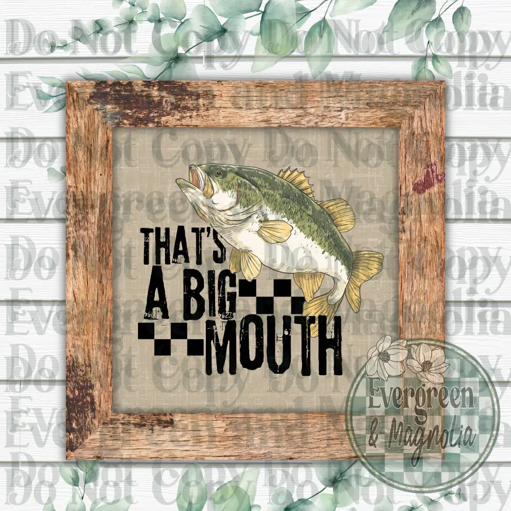 That's a big mouth (checkers)