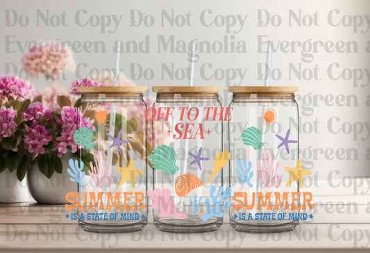 Summer Is A State Of Mind Uv Dtf Print