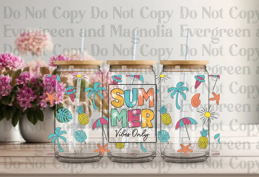 Summer Vibes 4 Uv Dtf Print