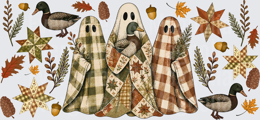 quilted duck ghosts wrap