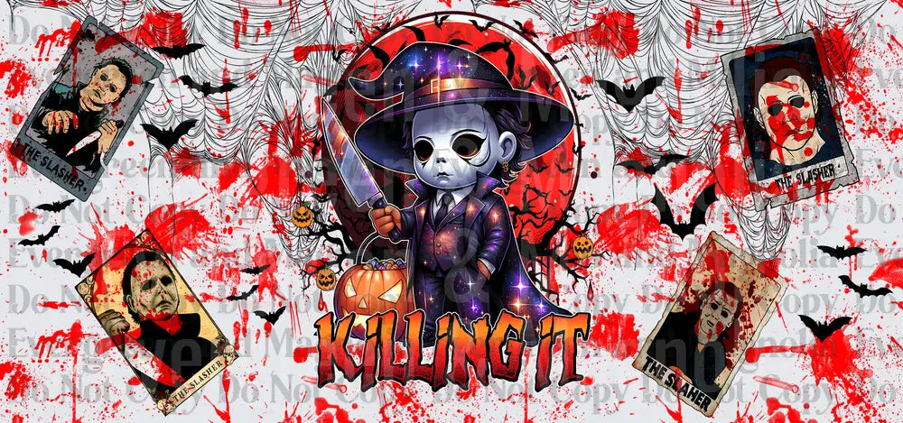 Killing It Halloween Slasher Chibi Witch Knife Candy Cup