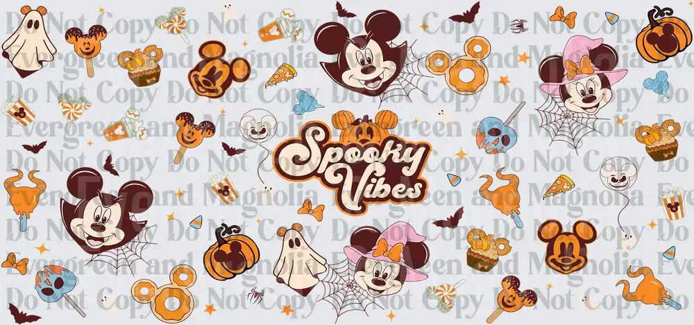 Spooky Vibes Halloween Mouse Halloween Treats Wrap