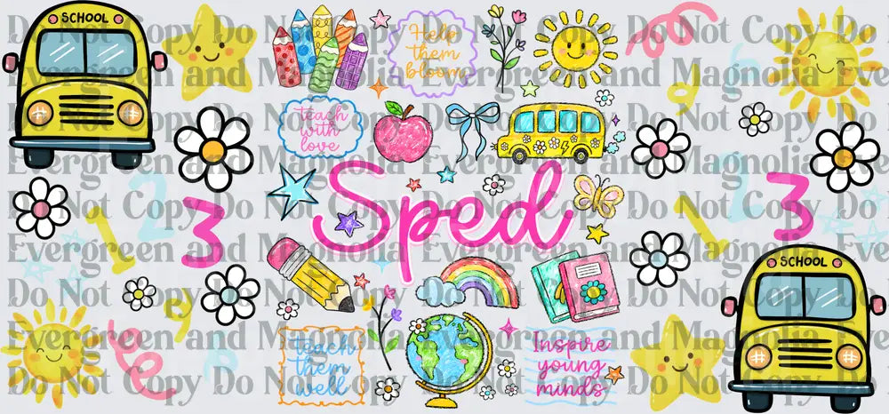 Sped Teacher Cute School Bundle Special Education Design