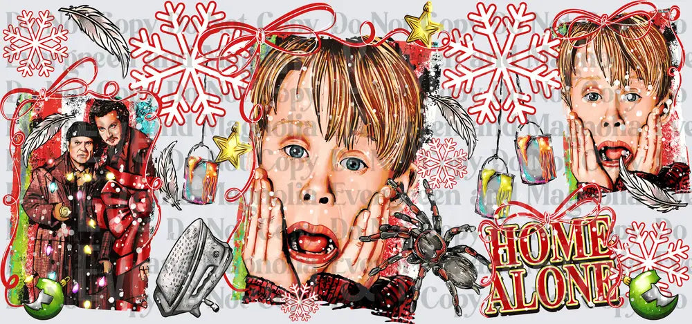 Home Alone Kevin McCallister Holiday Christmas Collage