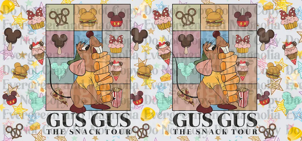 Gus Gus The Snack Tour Disney Park Food Collage