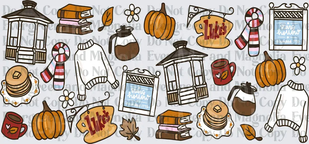 Stars Hollow Small Town Fall Cozy Icons