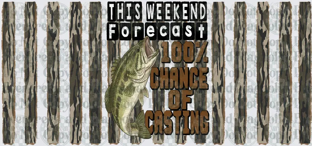 This Weekend Forecast 100% Chance of Casting Bass Fishing