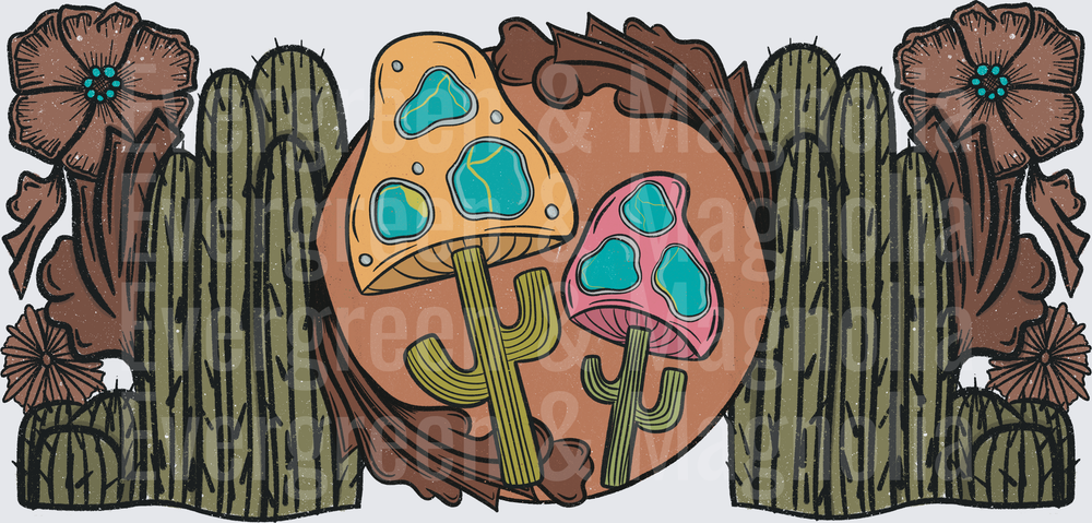 Mushroom cacti 16oz